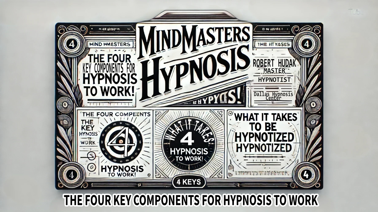 The Four Key Components For Hypnosis To Work